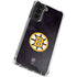 NHL Boston Bruins Distressed Galaxy S21 FE Clear Case